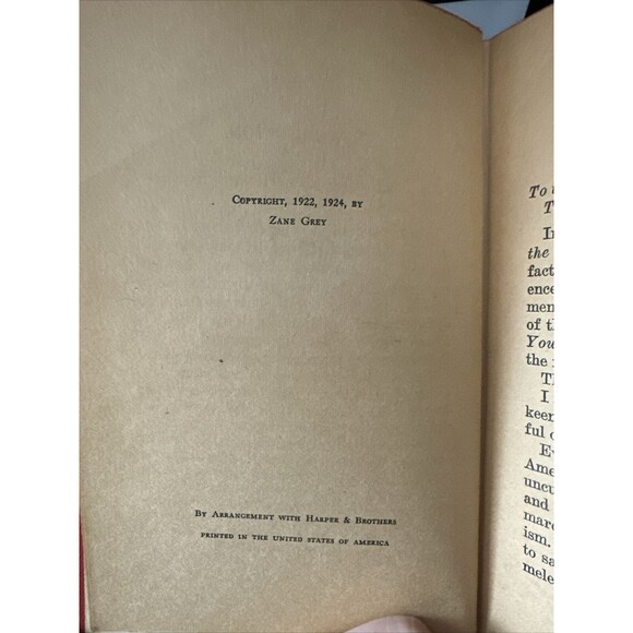 Roping Lions in the Grand Canyon by Zane Grey 1924 hardcover - Picture 9 of 9